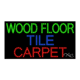 21797 LED Sign 32" x 17"