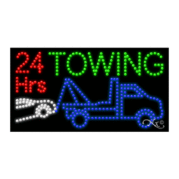 21802 LED Sign 32" x 17"