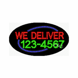 24098 LED Sign 27" x 15"