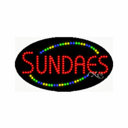 24480 LED Sign 27" x 15"