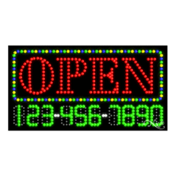 25013 LED Sign 32" x 17"