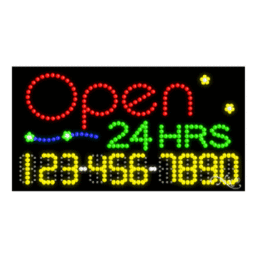 25028 LED Sign 32" x 17"