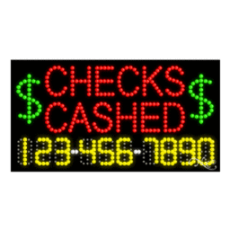 25057 LED Sign 32" x 17"