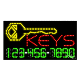 25076 LED Sign 32" x 17"