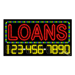 25077 LED Sign 32" x 17"