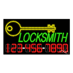 25078 LED Sign 32" x 17"
