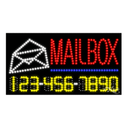 25079 LED Sign 32" x 17"