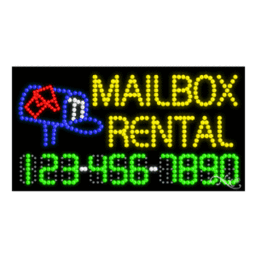 25080 LED Sign 32" x 17"