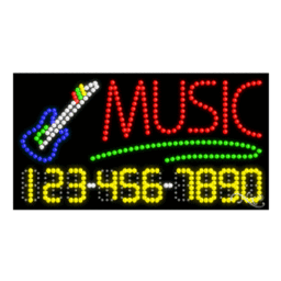 25084 LED Sign 32" x 17"