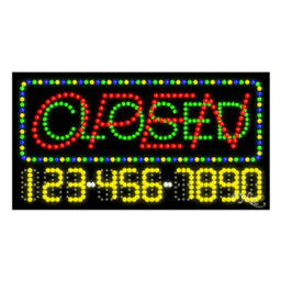 25087 LED Sign 32" x 17"