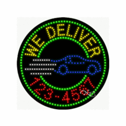 21835 LED Sign 26" x 26"