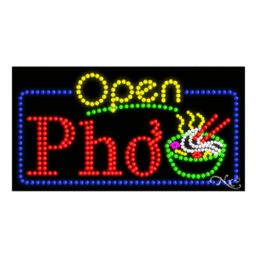 25435 LED Sign 32" x 17"