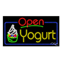 25441 LED Sign 32" x 17"