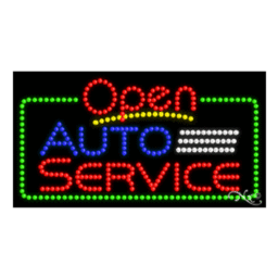 25455 LED Sign 32" x 17"