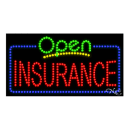 25521 LED Sign 32" x 17"