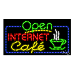 25522 LED Sign 32" x 17"