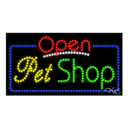 25553 LED Sign 32" x 17"