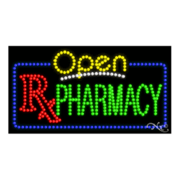 25554 LED Sign 32" x 17"