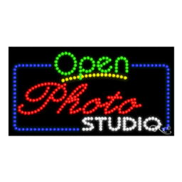 25555 LED Sign 32" x 17"