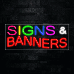 30898 LED Flex Sign 30" x 12"