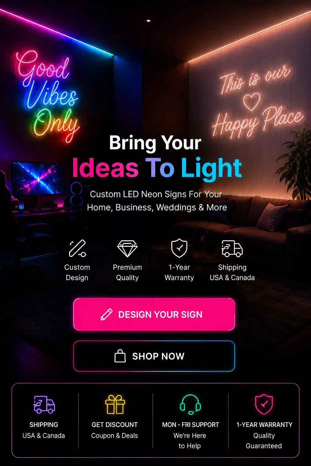 Arter Neon Mobile Home Page