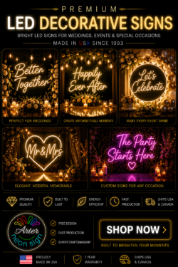 LED Wedding & Event signs