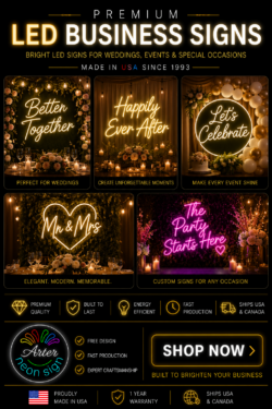 LED Wedding & Event signs