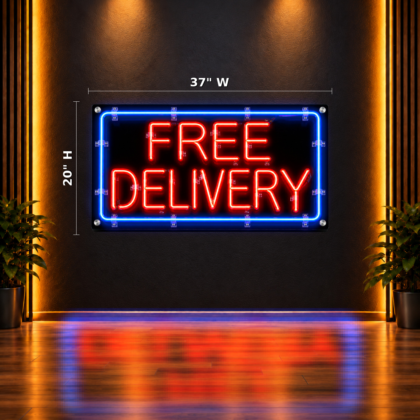 10415 Neon Sign 37" x 20"