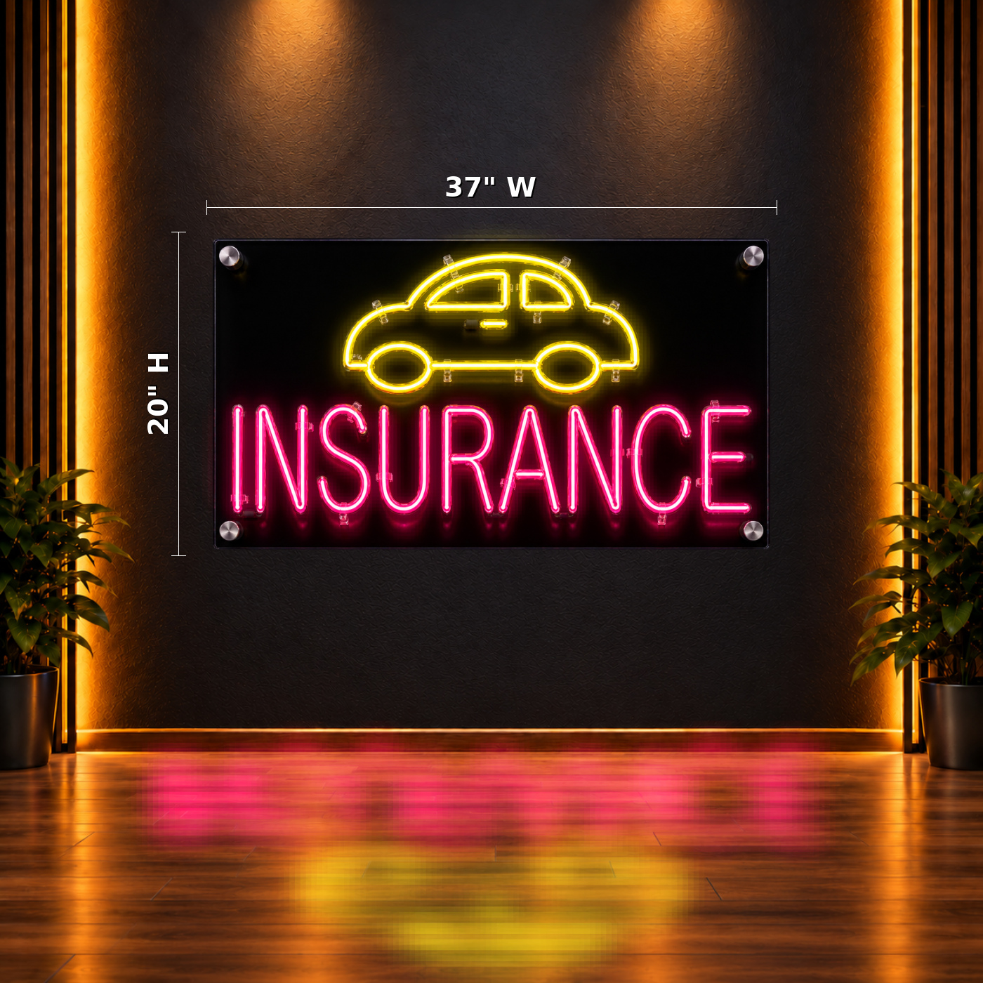 10424 Neon Sign 37" x 20"
