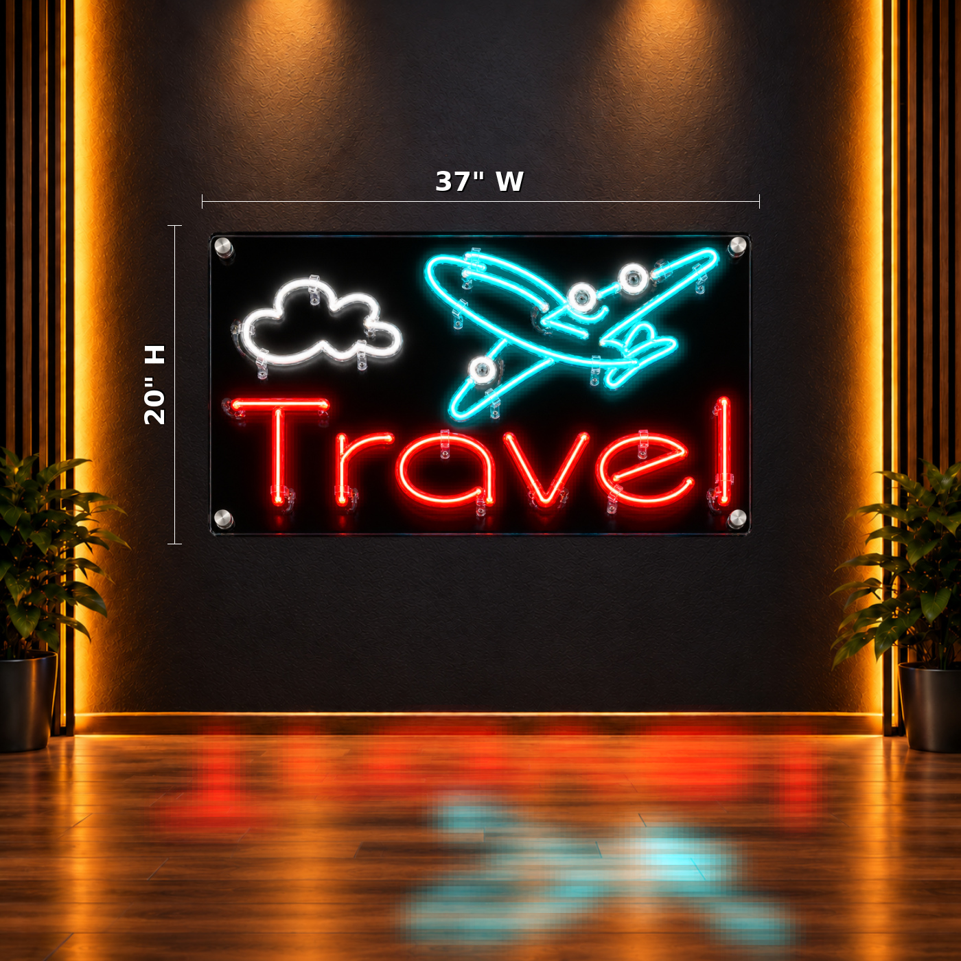 10449 Neon Sign 37" x 20"